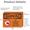 Signmission No Forklifts Beyond This Point With Symbol, 10 in W x Rectangle, Vinyl Decal OS-2PACK-WS-D-710-L-12268 - alternate 6